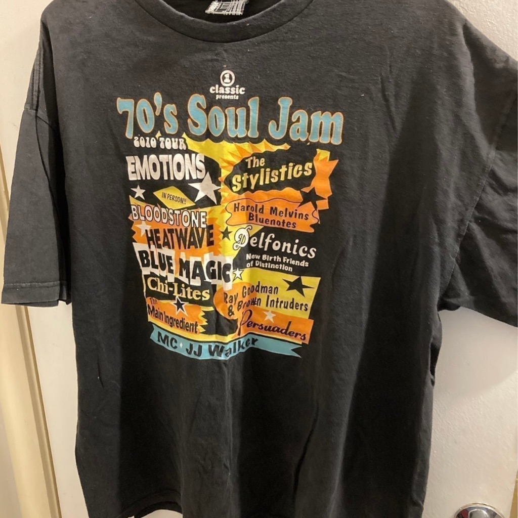 Mens 70s Soul Jam Concert TShirt